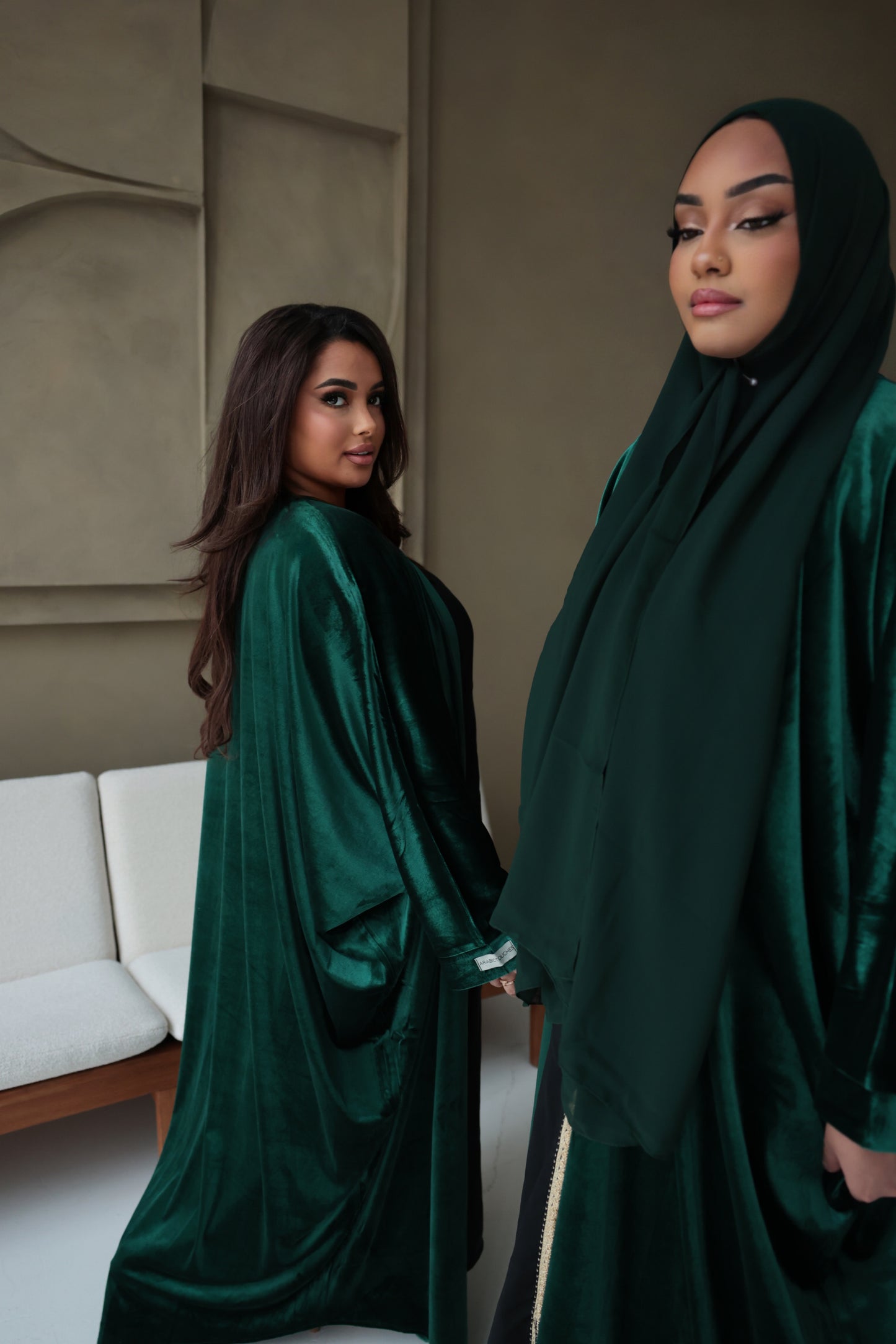 Velvet Malachite Abaya