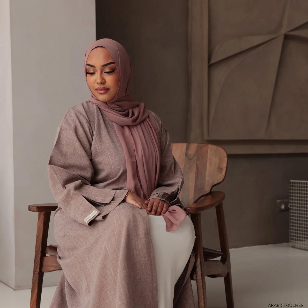 Blush Sandstone Abaya