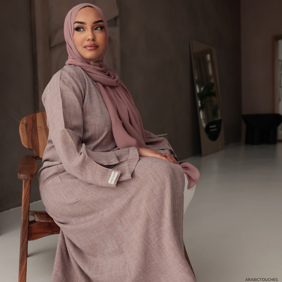 Blush Sandstone Abaya